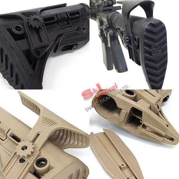 FAB GL-SHOCK Shock Absorbing Collapsible Butt Stock Cheek Rest